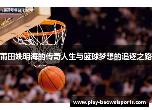 莆田姚明海的传奇人生与篮球梦想的追逐之路