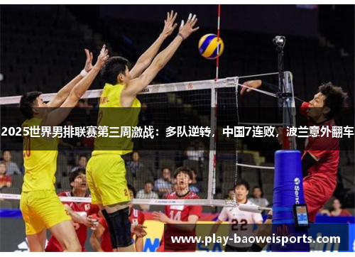 2025世界男排联赛第三周激战：多队逆转，中国7连败，波兰意外翻车